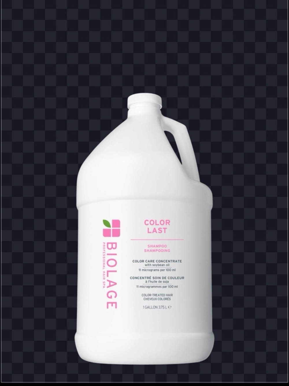 Biolage Color Last Shampoo Gallon - White with Pink Accents